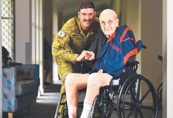 Blog Soldiers Reunite With 98 Year Old Townsville Flood Victim