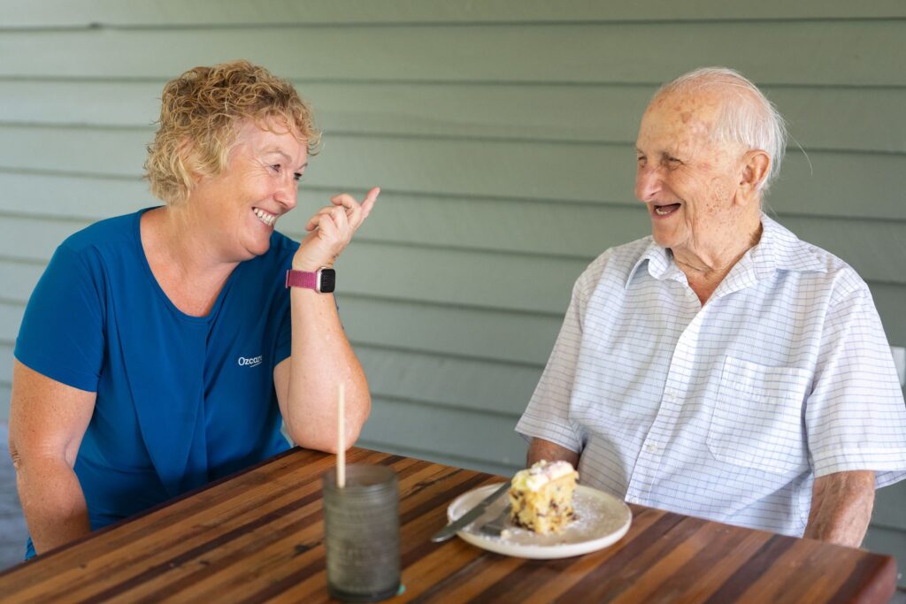 Aged Care at Home Cafe - Paula & Client
